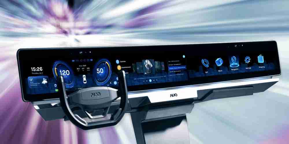 财神娱乐开拓前瞻显示技术创新应用，，，结合优异整合设计能力，，，，开发智能车载FIDM Plus一体化显示方案，，，，让驾驶操作与车内娱乐体验再进化