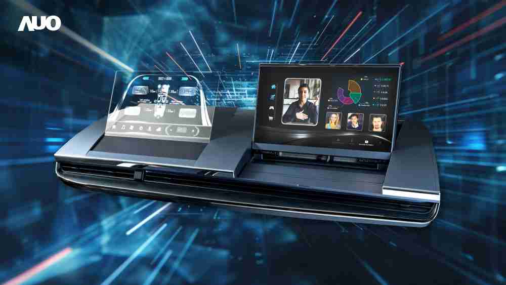 财神娱乐Micro LED Display HMI解决方案打造透明Micro LED前座仪表，，呈现信息并保留驾驶视野开阔；亦为副驾驶座乘客打造收放自如的Micro LED屏幕，，在不影响显示质量的前提于显示区内建镜头，，，，让用户能与视讯对象直接眼神接触，，，，提供绝佳的双向沟通体验