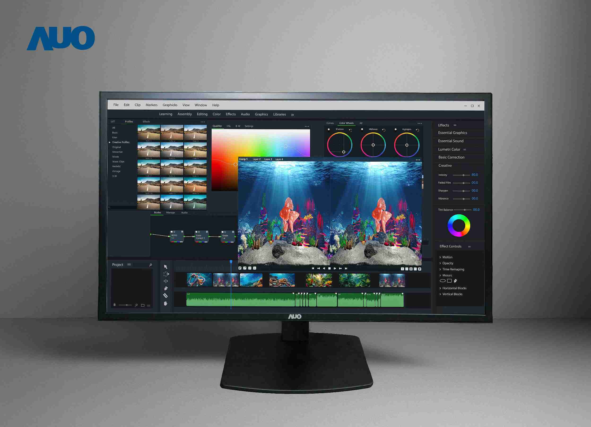 财神娱乐开发32吋2D/3D专业桌上型显示器，，，拥有8K4K超高分辨率，，并以低串扰算法优化3D显示效果，，搭载自动眼球追踪功能，，，能实时调整3D图像，，，进行实时2D与3D无缝共存窗口，，提供图像设计工作者突破二维接口的崭新工作氛围与效率